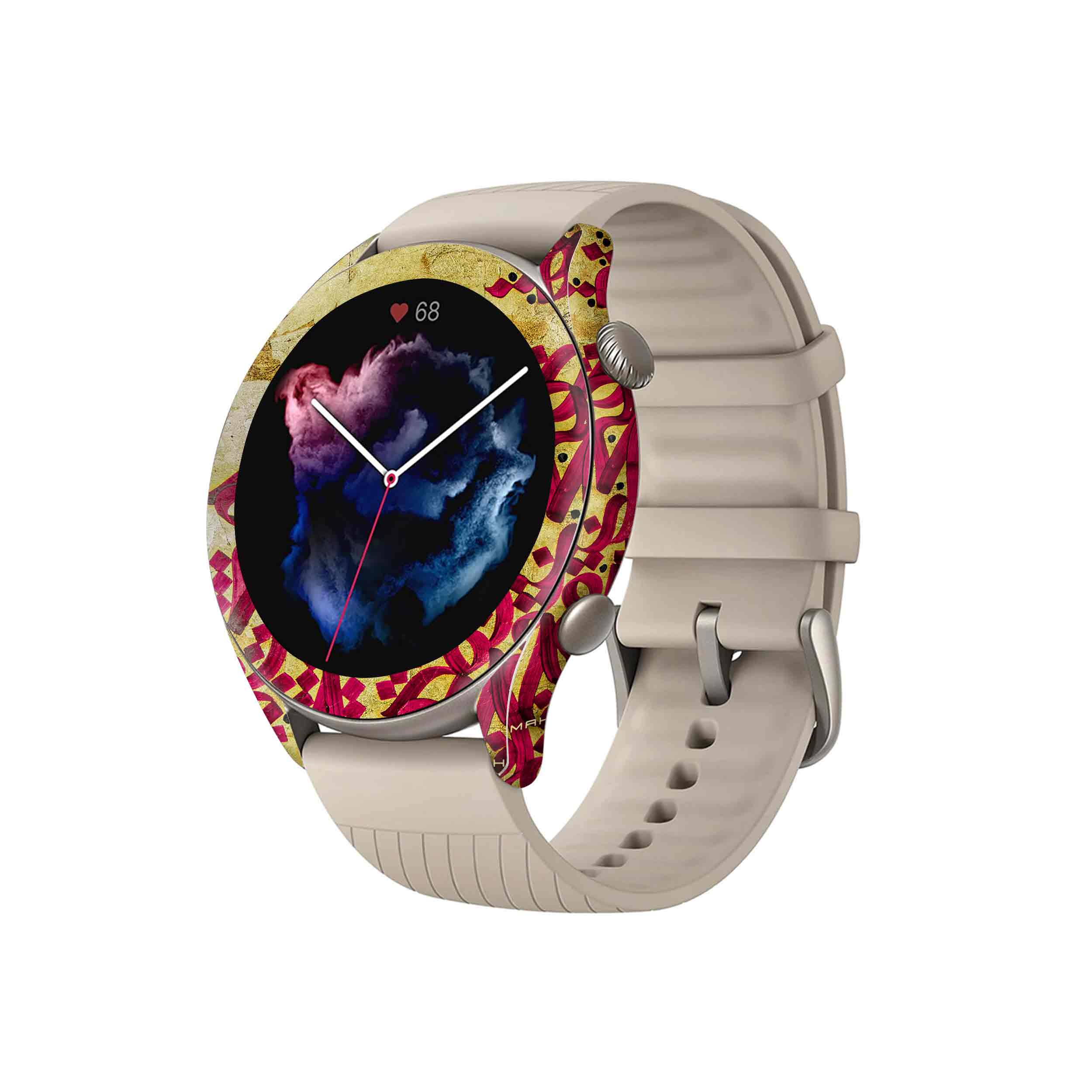 برچسب ماهوت طرح Nastaliq-5 مناسب برای ساعت هوشمند آمازفیت GTR 3