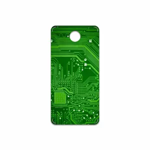 MAHOOT Green Printed Circuit Board Cover Sticker for Microsoft Lumia 650