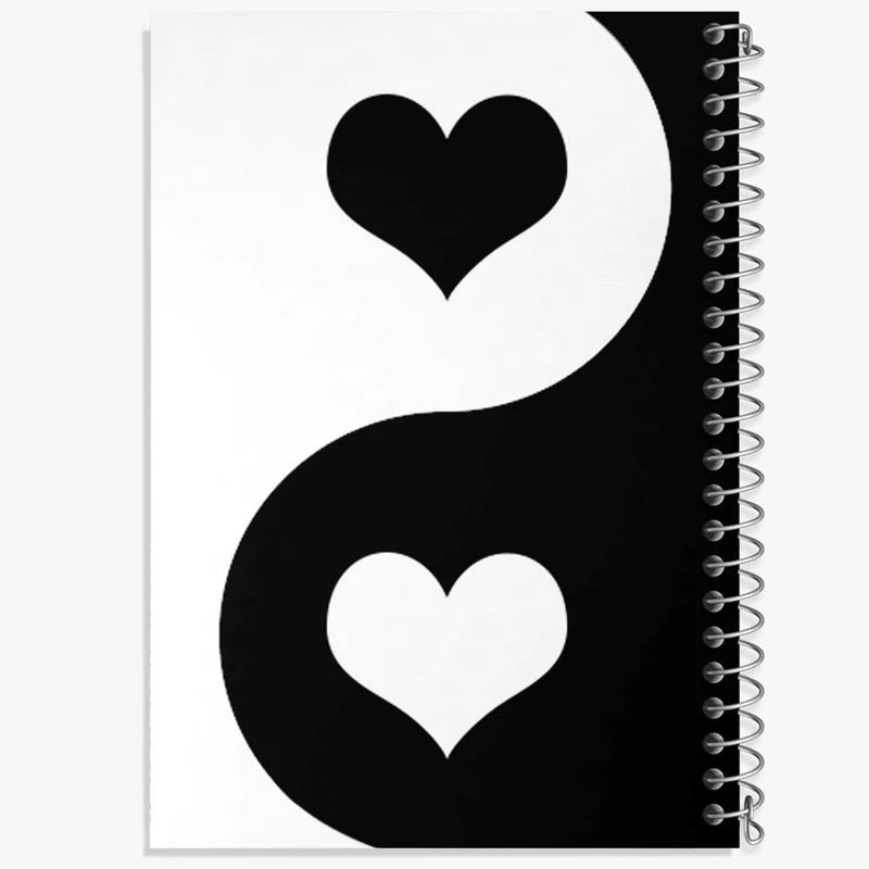 دفتر نقاشی 50 برگ خندالو مدل یین و یانگ کد 6224