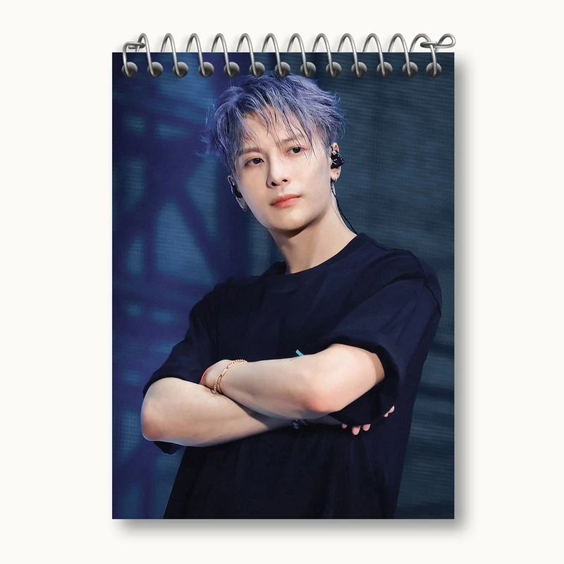 دفتر یادداشت 50 برگ خندالو مدل جکسون گروه گات سون GOT7 کد 20956