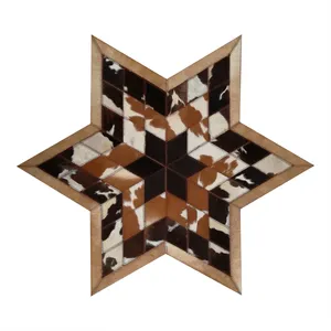 کلاژ فرش پوست و چرم کمالی مدل AD-00434