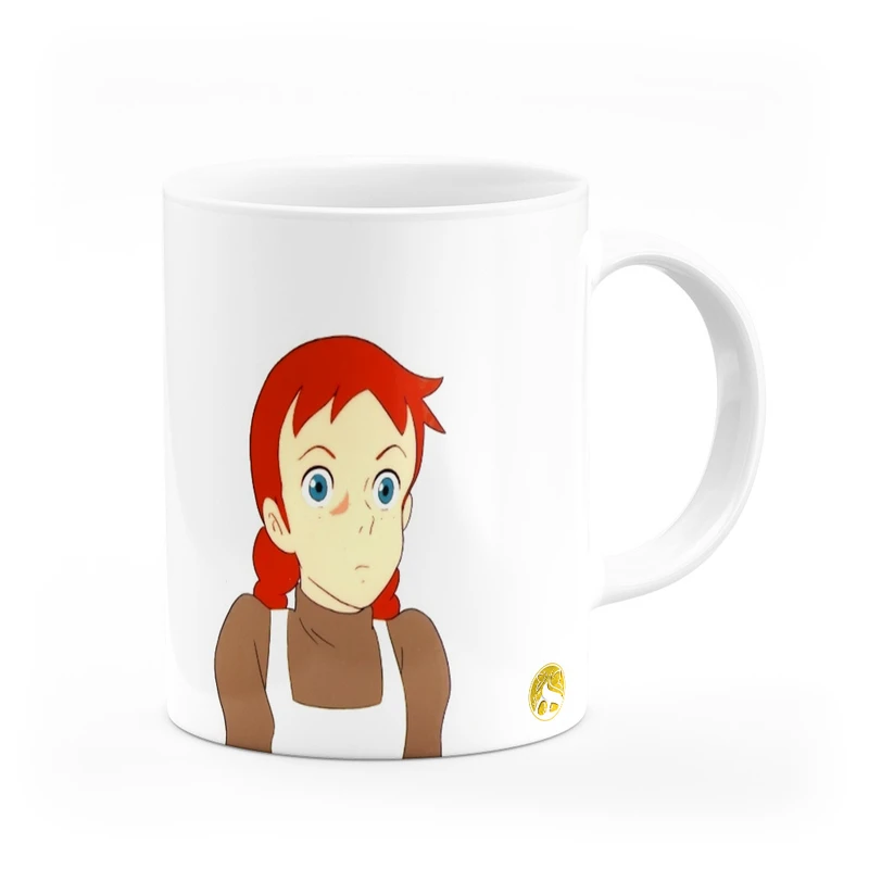 ماگ هومرو طرح انیمیشن آن شرلی با موهای قرمز مدل MG3258