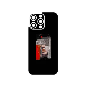 MAHOOT Collage of Mouth Cover Sticker for Apple iPhone 15 Pro Max