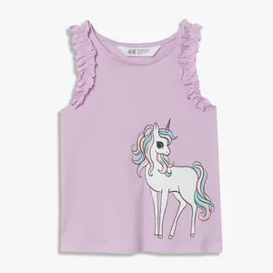 تاپ دخترانه اچ اند ام مدل Unicorn-Ple