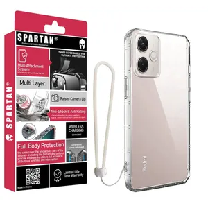 Spartan Airbag Four-sided Strap Cover For  Xiaomi Redmi 13X/ redmi 13 5G/ Poco M6 4G