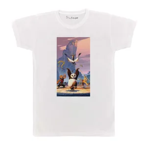 تی شرت بچگانه پرمانه طرح پاندای کونگ فو کار کد pmt.4517