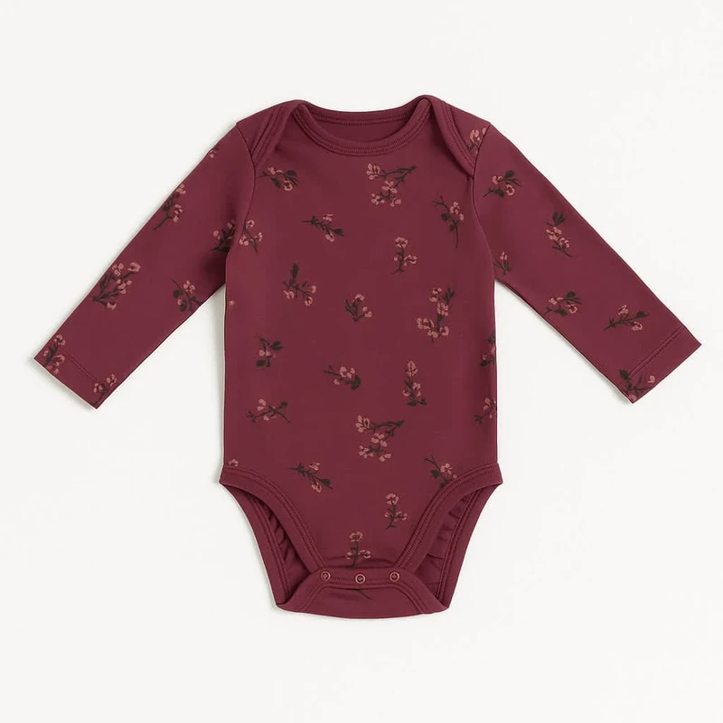 بادی آستین بلند نوزادی فوکس اند بانی مدل b8025