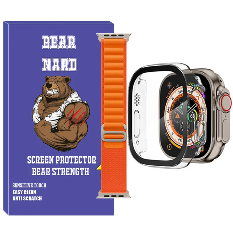 بند برنارد مدل Loop Alpine مناسب برای اپل واچ Ultra 49 میلی متر به همراه کاور