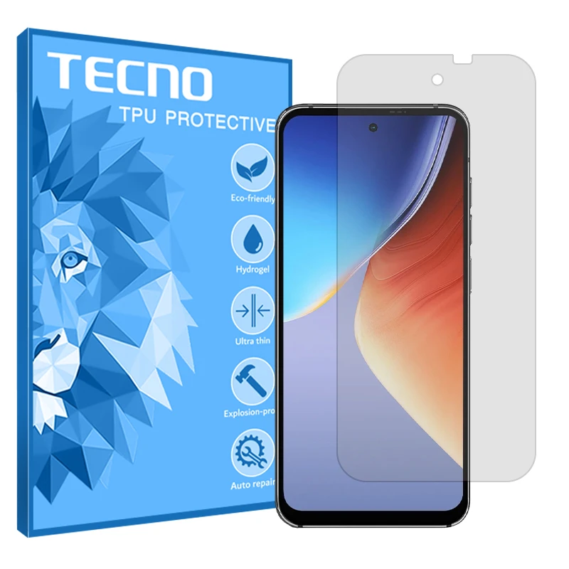 محافظ صفحه نمایش شفاف تکنو مدل Resistant مناسب برای گوشی موبایل بلک ویو A96