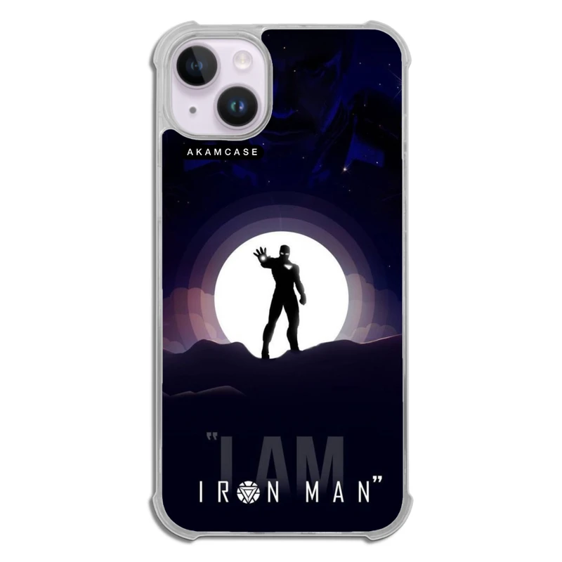 کاور آکام مدل AMC-WTA14PLUS-IRON MAN9 مناسب برای گوشی موبایل اپل iPhone 14 Plus