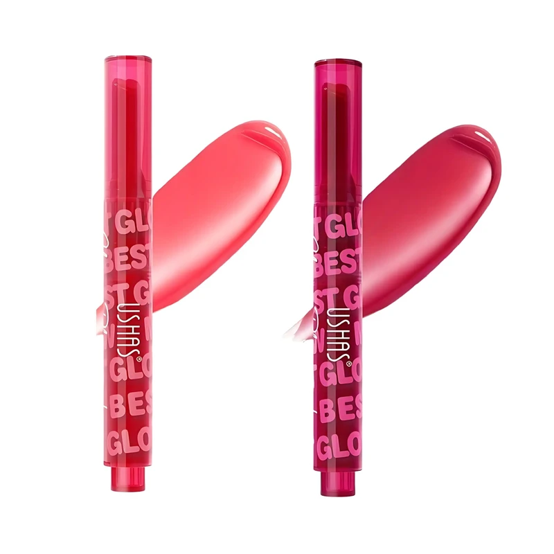 رژ لب جامد یوشاس مدل حجم دهنده کد 0405 مجموعه 2 عددی