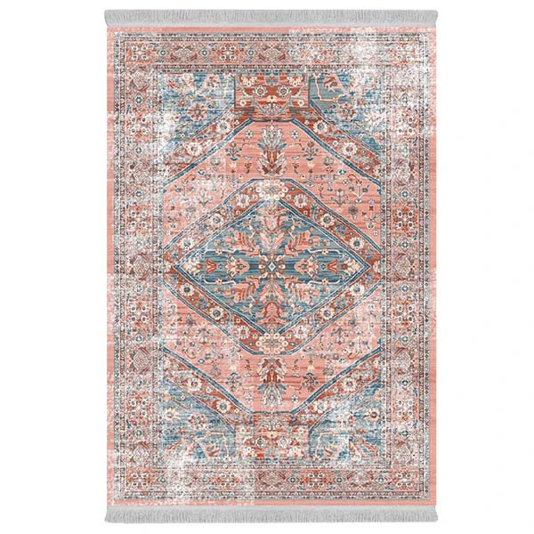 فرش پارچه‌ای دفه مدل فرشینه طرح مدرن کد 750