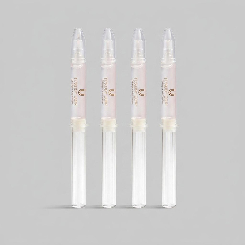 سرم تقویت کننده و ضدپیری پوست لاکچری کوین مدل collagen gel مناسب برای انواع پوست حجم 3 میلی لیتر بسته 4 عددی