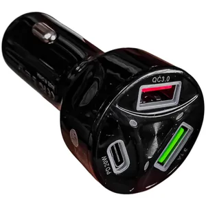 شارژر فندکی ۵۵ وات مدل ۳ خروجی- 55W