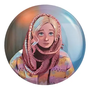 پیکسل خندالو طرح سریال ونزدی Wednesday کد 25248 مدل بزرگ