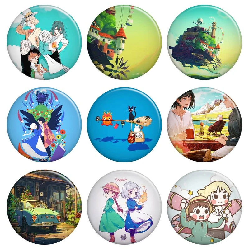 پیکسل گالری باجو طرح انیمه قلعه متحرک هاول کد howl moving castle 15 مجموعه 9 عددی