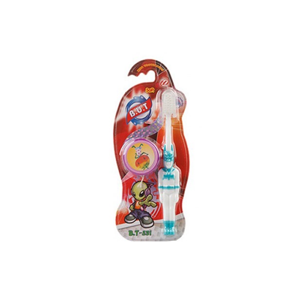 مسواک کودک بی یو تی مدل Toys-y با برس نرم به همراه اسباب بازی یویو