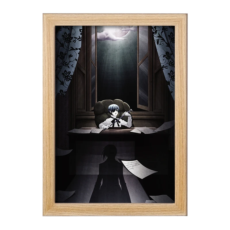 تابلو خندالو مدل شیل انیمه خادم سیاه Black Butler  کد 16319