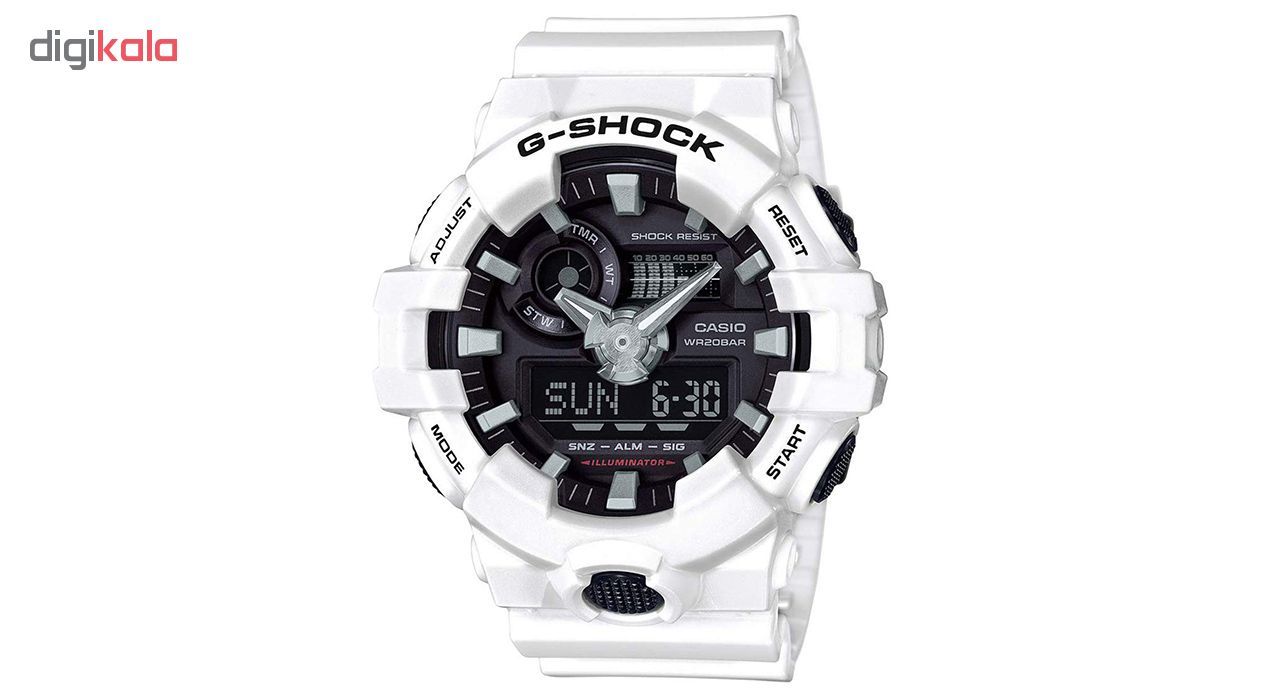 ساعت مچی عقربهای کوارتز کاسیو مدل GA-700-7ADR - - 2