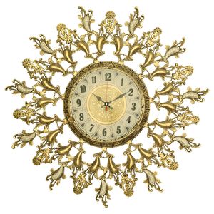 ساعت دیواری برنزی طرح یاسمن کد 327