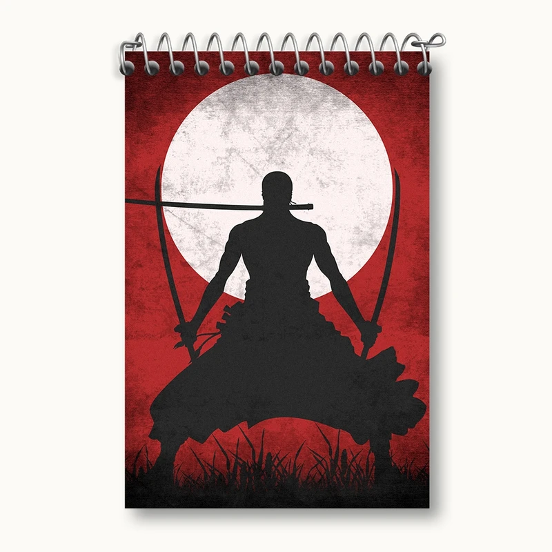 دفتر یادداشت 50 برگ خندالو مدل انیمه وان پیس کد F826