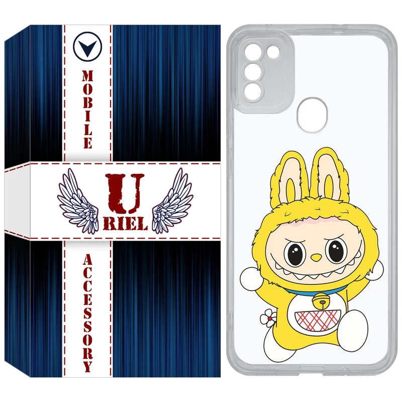 کاور یوریل قاب مدل Clear کد 122 طرح لبوبو Labubu مناسب برای گوشی موبایل سامسونگ Galaxy A11 / M11