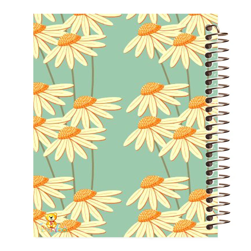 دفتر زبان 100 برگ بانیبو مدل گل کد 159