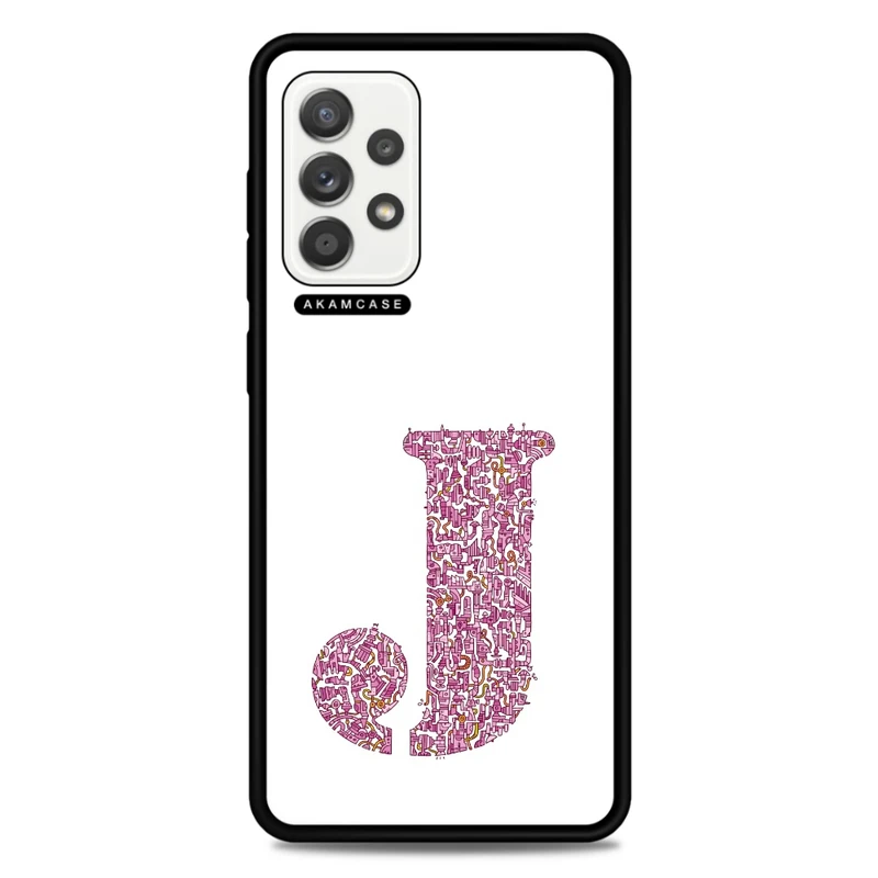 کاور آکام مدل AMC-WSGA52-ALPHADOODLEBET-10 مناسب برای گوشی موبایل سامسونگ Galaxy A52