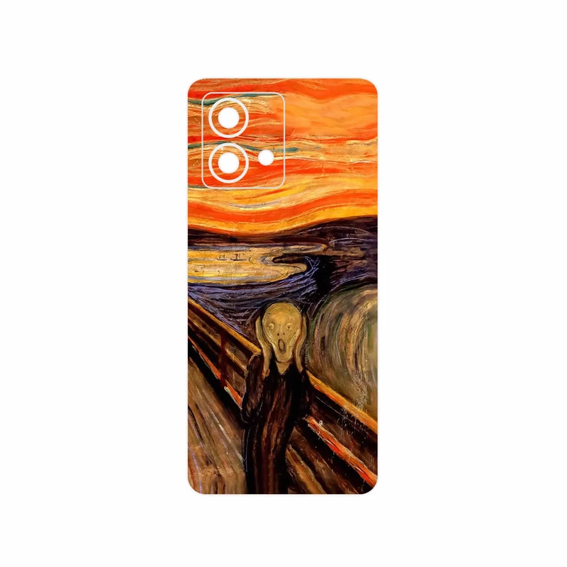 برچسب پوششی ماهوت مدل The Scream of Munch مناسب برای گوشی موبایل موتورولا Moto G84