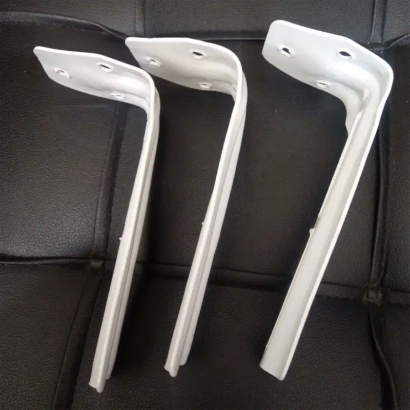 پایه نگهدارنده میله پرده مدل دیواری دوبل L12 بسته ده عددی