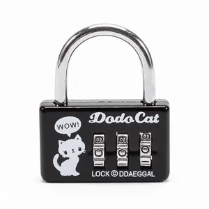 قفل دیجیتال مدل رمزدار فانتزی طرح گربه کد D.C سایز 4 سانتی متر