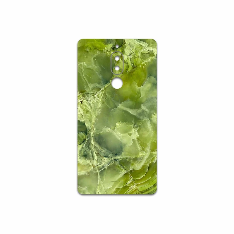 برچسب پوششی ماهوت مدل Green Crystal Marble مناسب برای گوشی موبایل هیوندای Seoul Mix