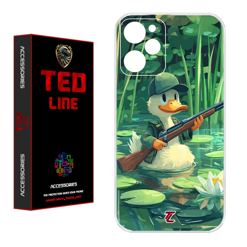 کاور تد لاین طرح اردک کد 1123 مناسب برای گوشی موبایل شیائومی Poco X5 Pro 