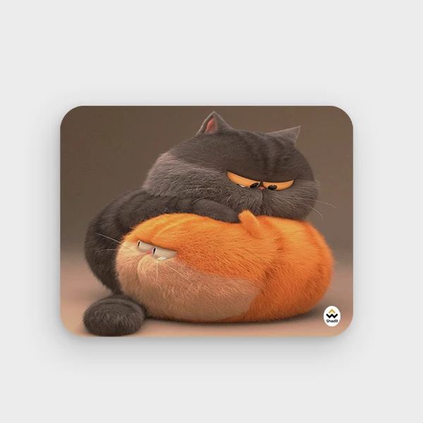 ماوس پد شادیت مدل گربه بازیگوش کد02 سایز24*19 سانتیمتر