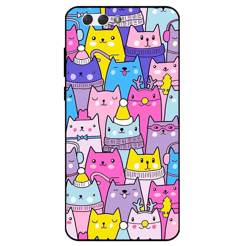 کاور مگافون طرح گربه مدل 8065 مناسب برای گوشی موبایل آنر 10