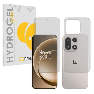Daben Tough model transparent screen protector suitable for OnePlus 15 mobile phone along with the back protector
