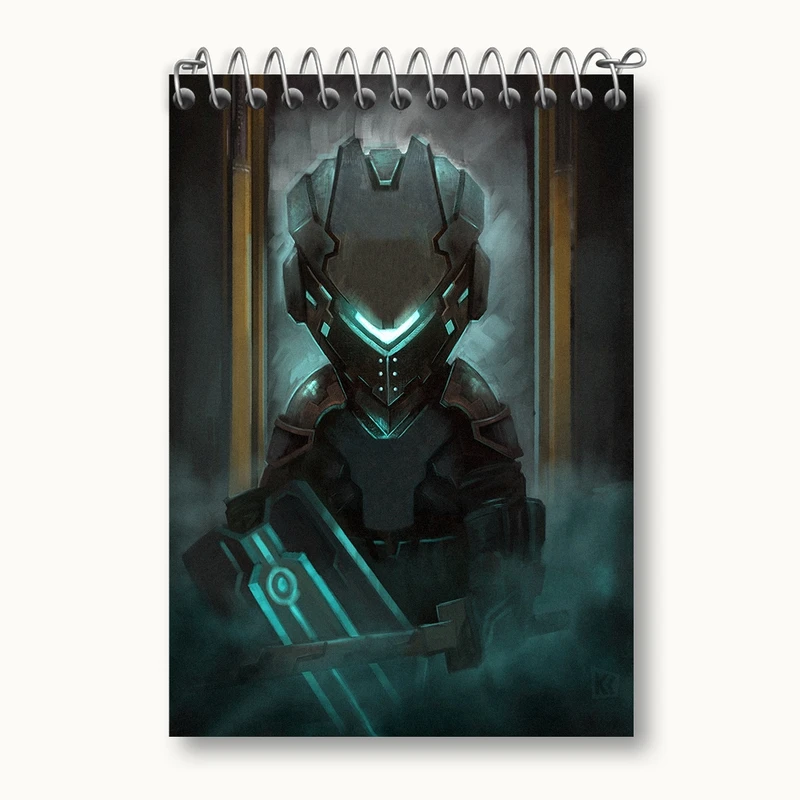 دفتر یادداشت 50 برگ خندالو مدل بازی دد اسپیس (Dead Space) کد 34984