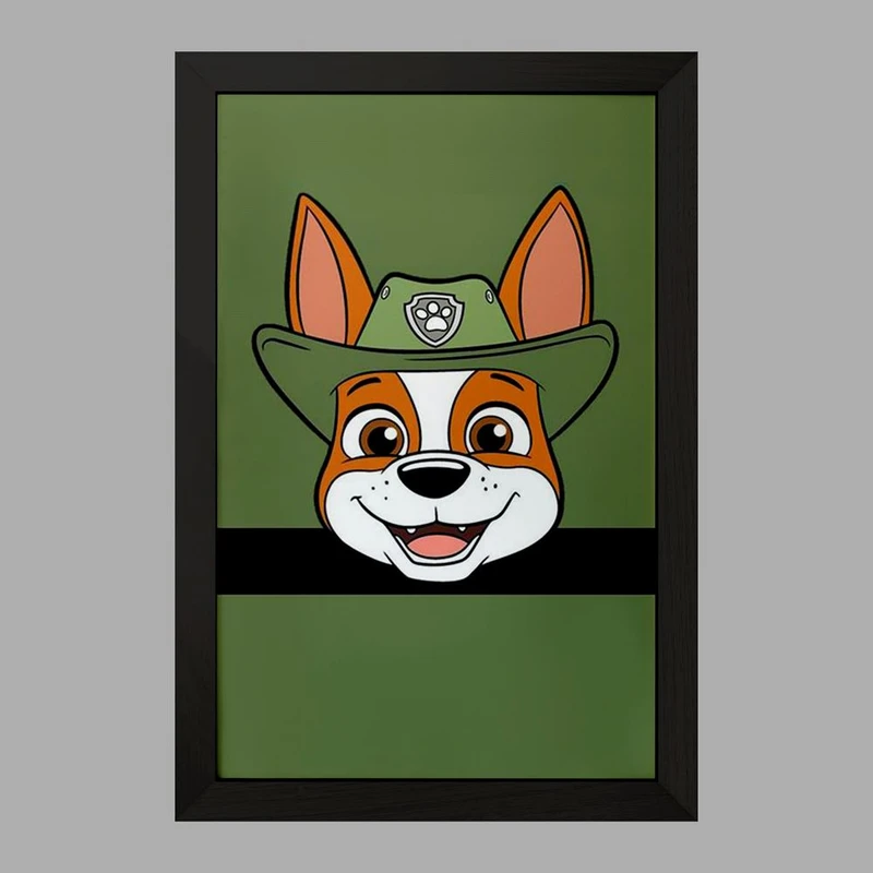 تابلو خندالو مدل انیمیشن سگ های نگهبان کد 26920