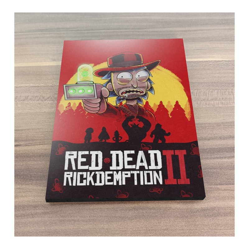 تابلو شاسی گوفی مدل ریک در بازی رد دد ردمشن انیمیشن ریک و مورتی طرح Rickdemption کد RED21 تابلو شاسی گوفی مدل ریک در بازی رد دد ردمشن انیمیشن ریک و مورتی طرح Rickdemption کد RED21