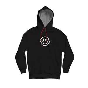 هودی مردانه مدل Smile  کد K04 رنگ مشکی