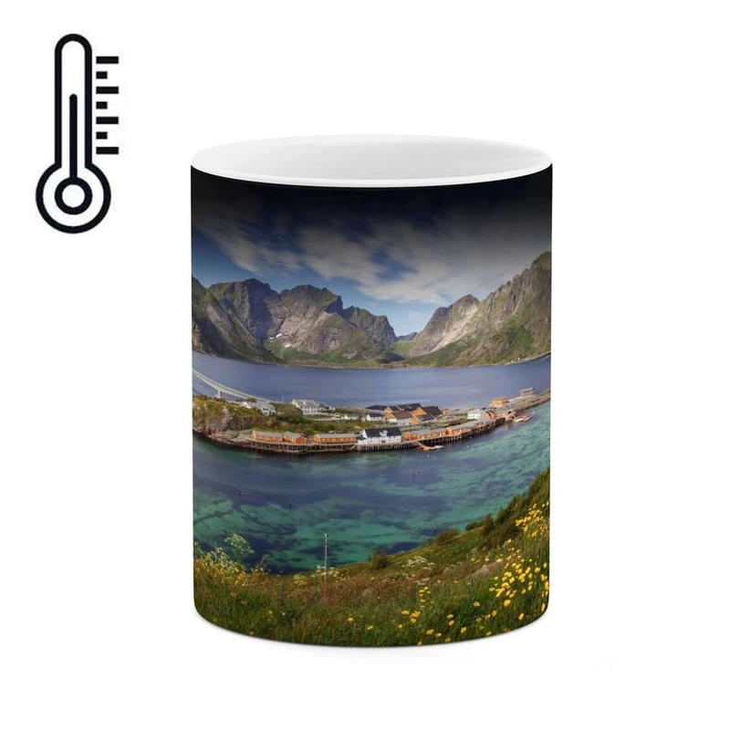 ماگ حرارتی کاکتی مدل منظره کد mgh14382