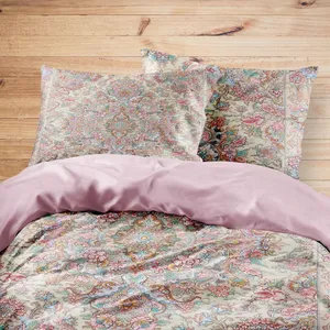 سرویس روتختی مدوپد طرح فرش تبریز مدل C-Tabriz43 یک نفره 4 تکه