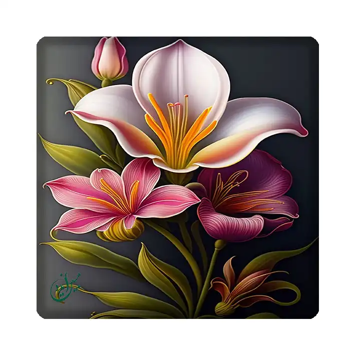 کاشی مبین ایده مدل گل kh10 کد 1452