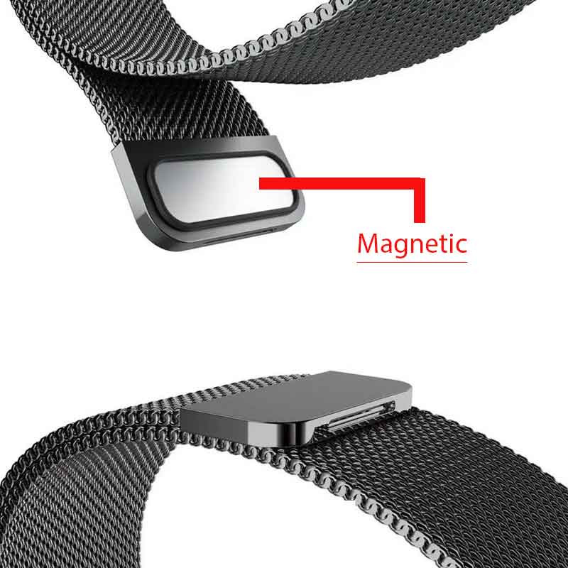  بند مسیر مدل Milanese Magnetic Strap مناسب برای ساعت هوشمند اینفینیتی Z66 Ultra BIG 1.93