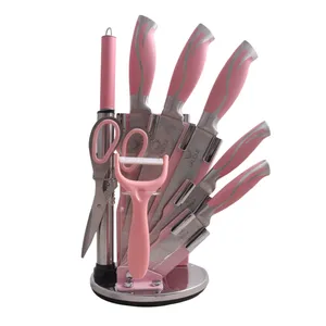 سرویس چاقو آشپزخانه 9 پارچه لالیک کد 40P