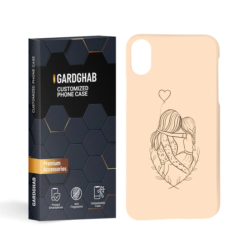  کاور گارد قاب مدل دخترانه مناسب برای گوشی موبایل اپل iphone x / xs