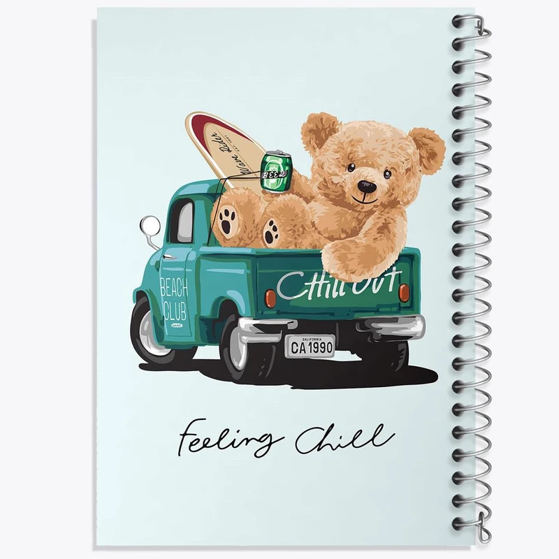 دفتر لیست خرید 50 برگ خندالو طرح تدی Teddy کد 26158