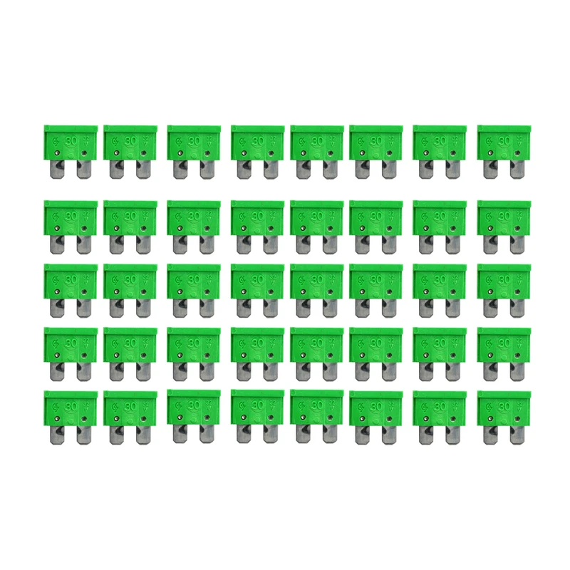 فیوز خودرو 30 آمپر مدل M10 بسته 40عددی