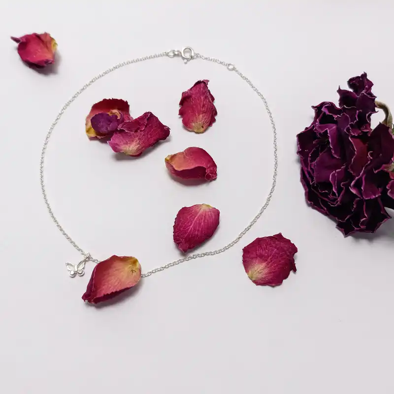 پابند نقره زنانه آی ام مدل پروانه 001