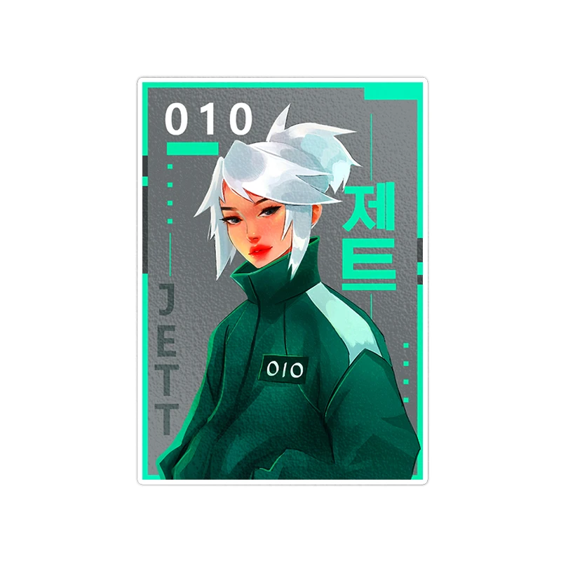 استیکر تزئینی موبایل و تبلت ماسا دیزاین طرح squid game مدل stkv0490